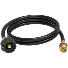 6FT Propane Adapter Hose 1 lb to 20 lb Converter Replacement for QCC1/Type1 Tank