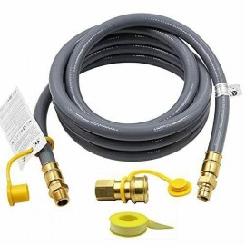 15ft 3/4 Inch Id Natural Gas Hose With Quick Connect Fittings For Natural Gas Eq