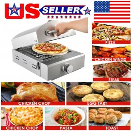 2 in 1 Gas Stainless Steel Pizza Oven Portable Pizza Oven Food Grade Ss